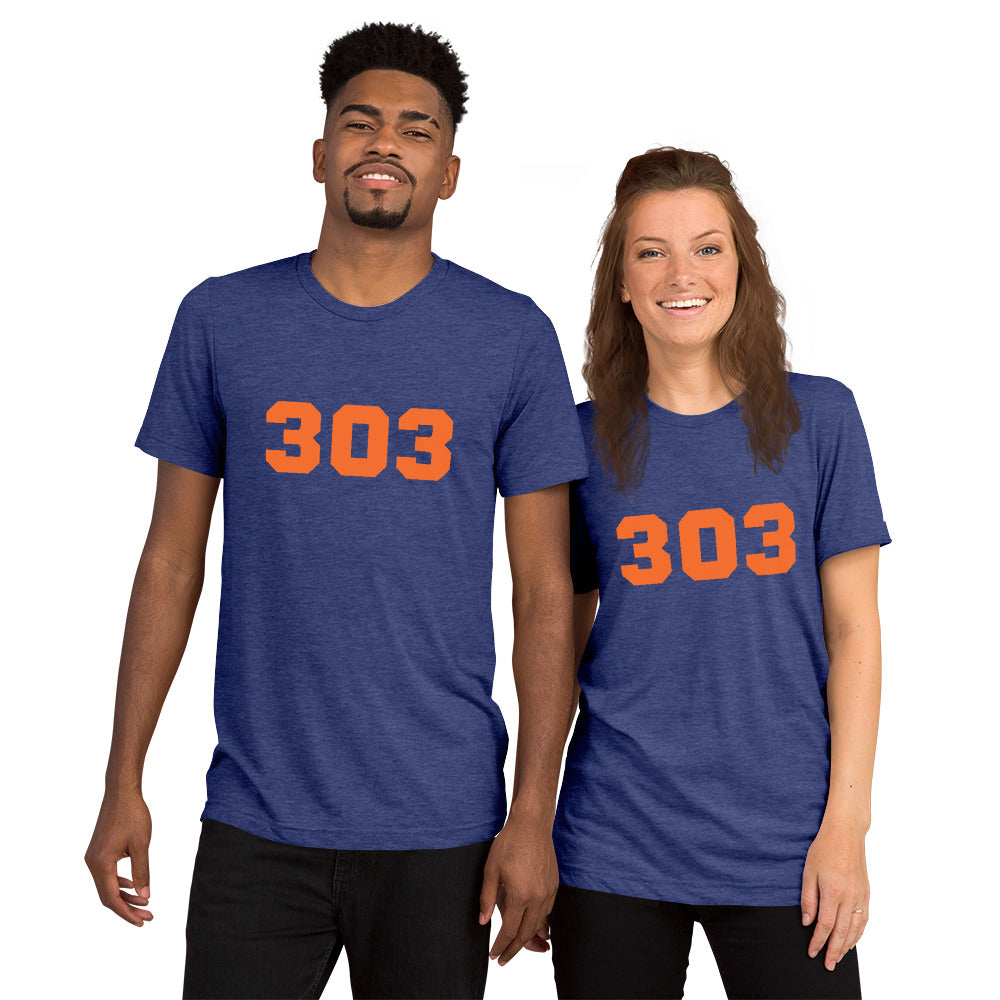 303 Denver Short Sleeve Tri-Blend T-Shirt