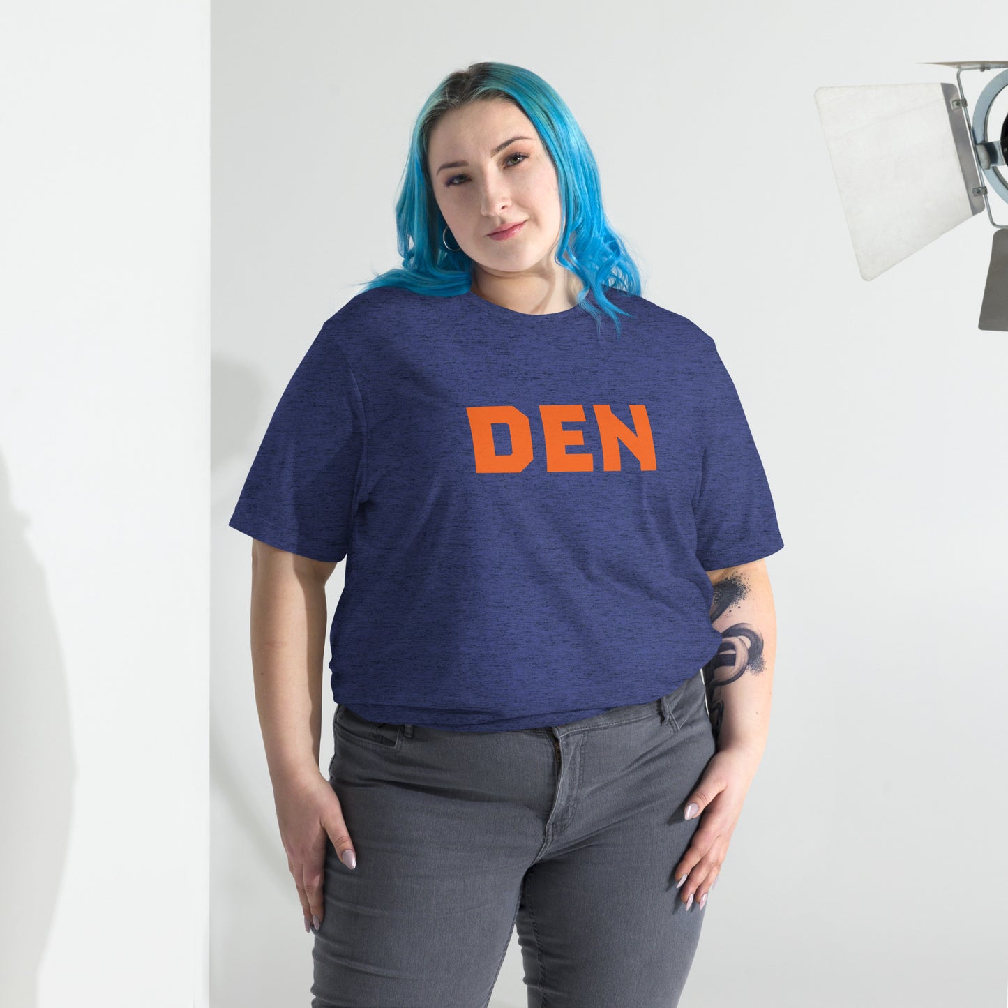 DEN Denver Short Sleeve Tri-Blend T-Shirt