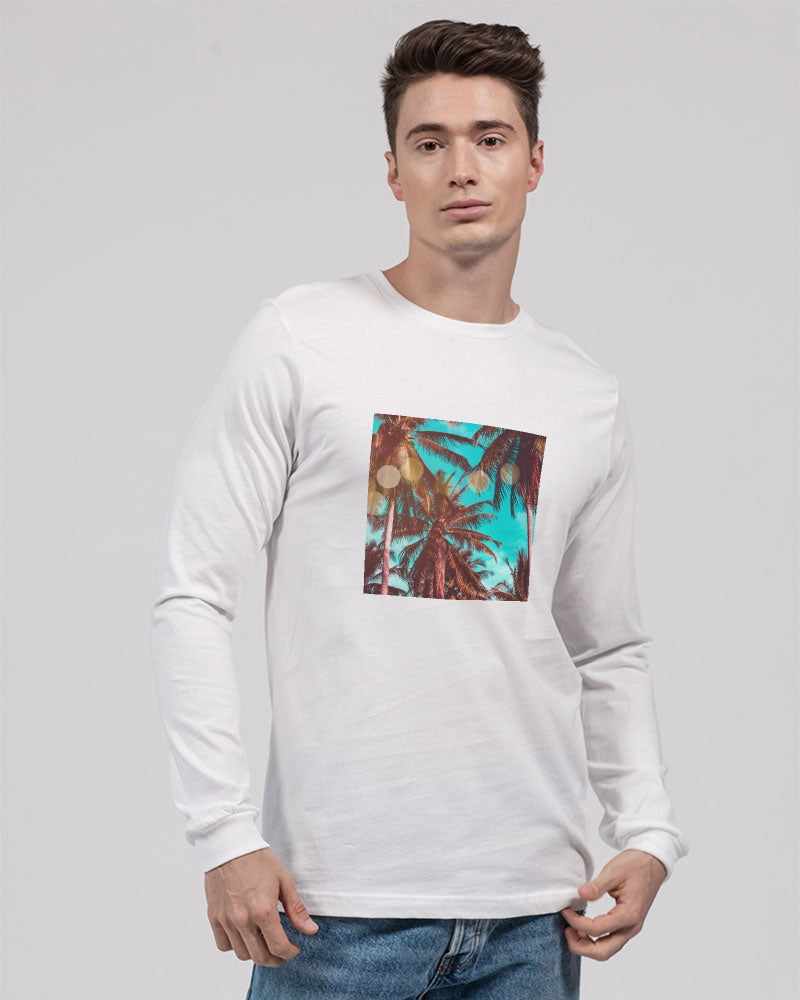 Palm Tree Dreams Men's Jersey Long Sleeve T-Shirt