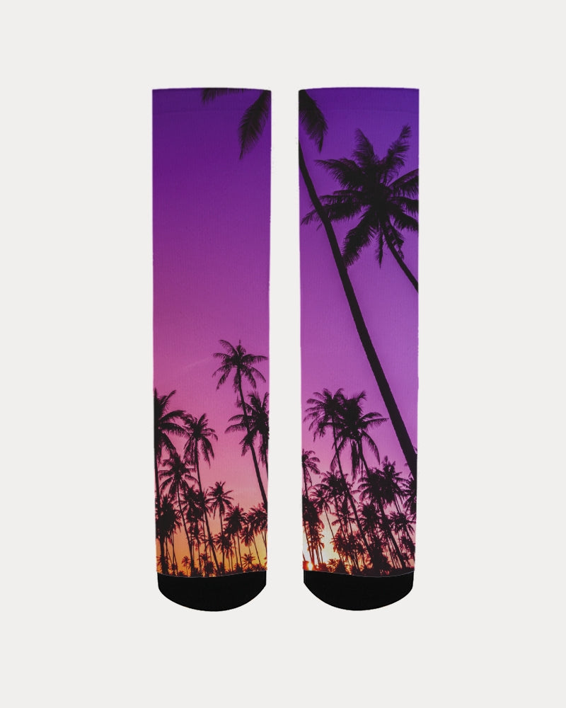 Neon Nights on Miami Beach Women's Socks