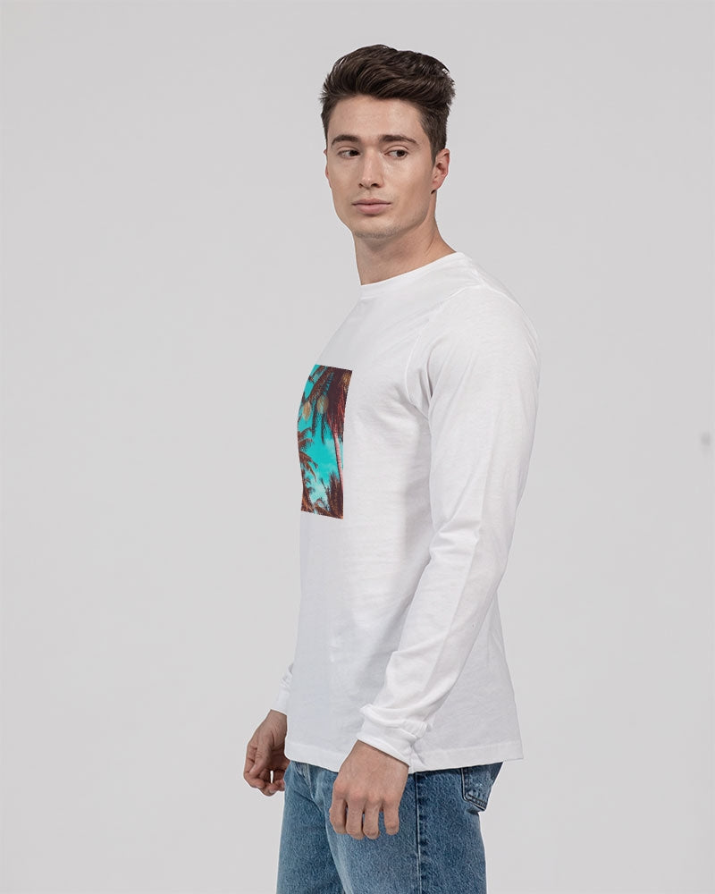 Palm Tree Dreams Men's Jersey Long Sleeve T-Shirt