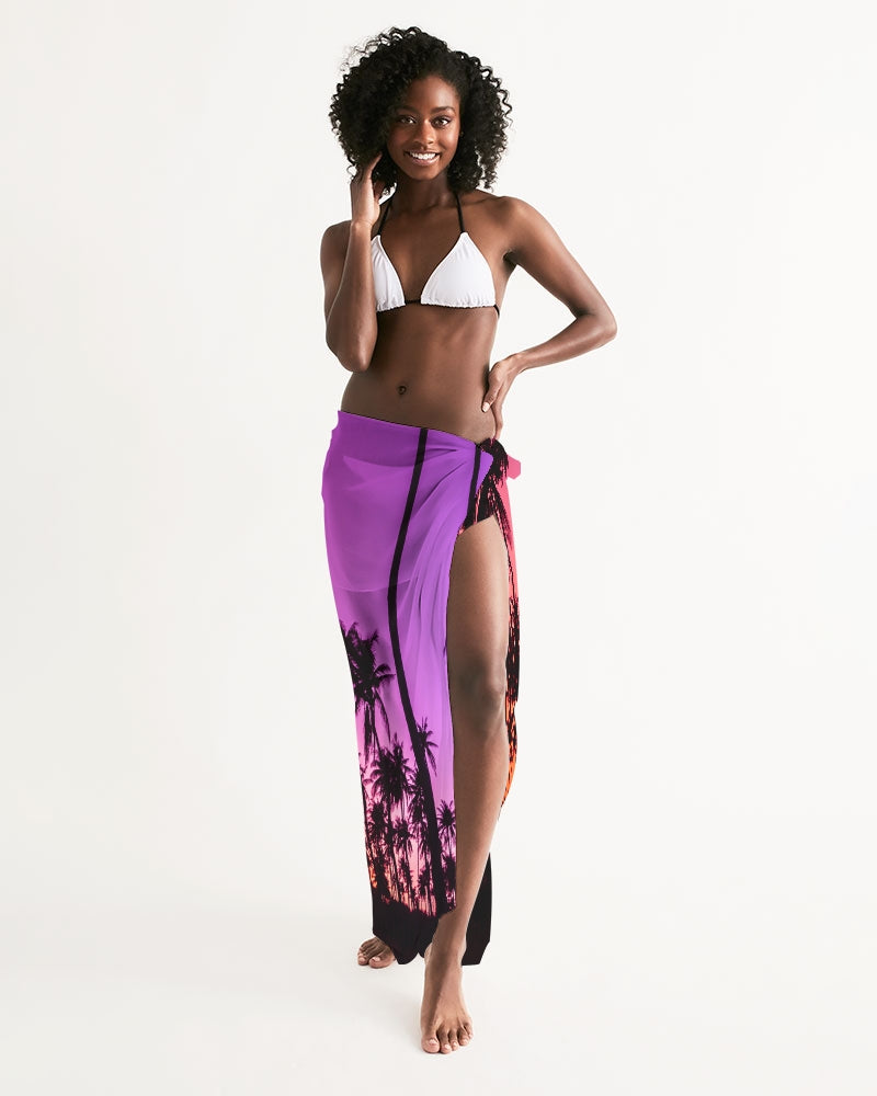 Neon Nights on Miami Beach Swim Cover Up