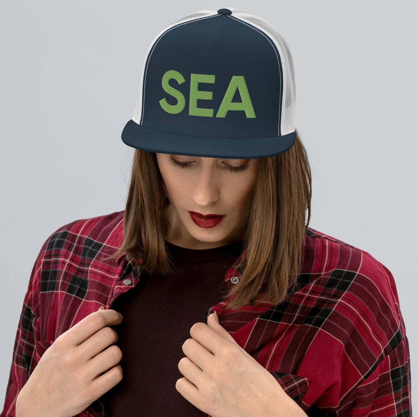 SEA Seattle Strong Trucker Hat