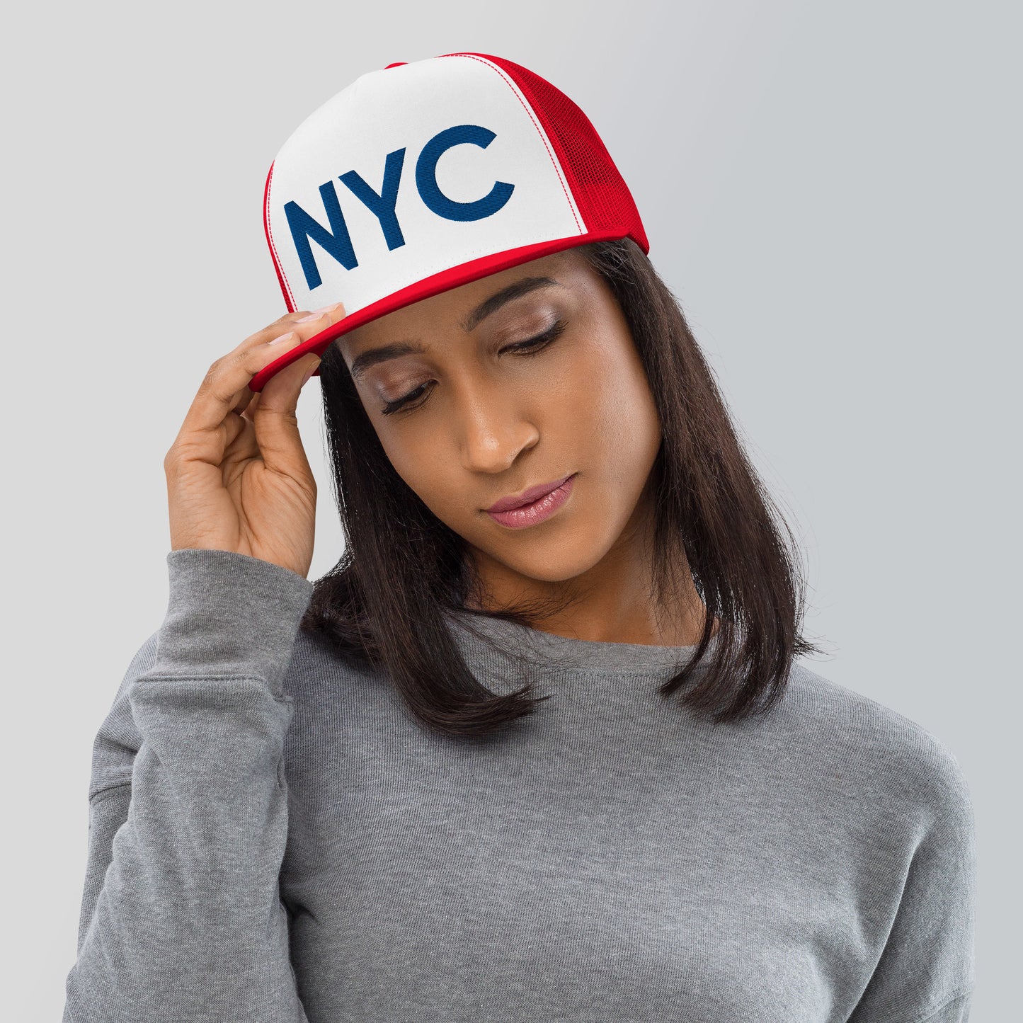 NYC New York Strong Trucker Hat