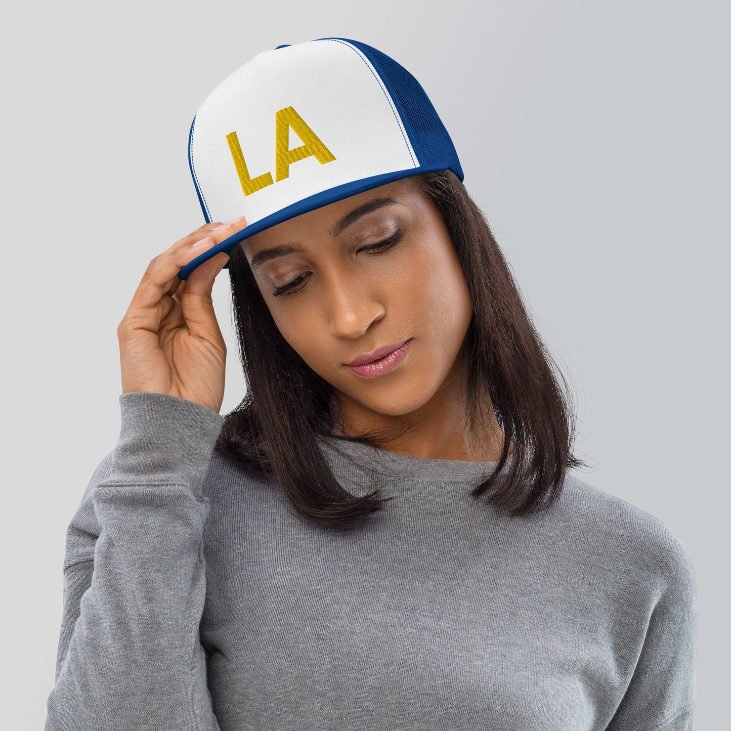 LA Los Angeles Strong Trucker Hat