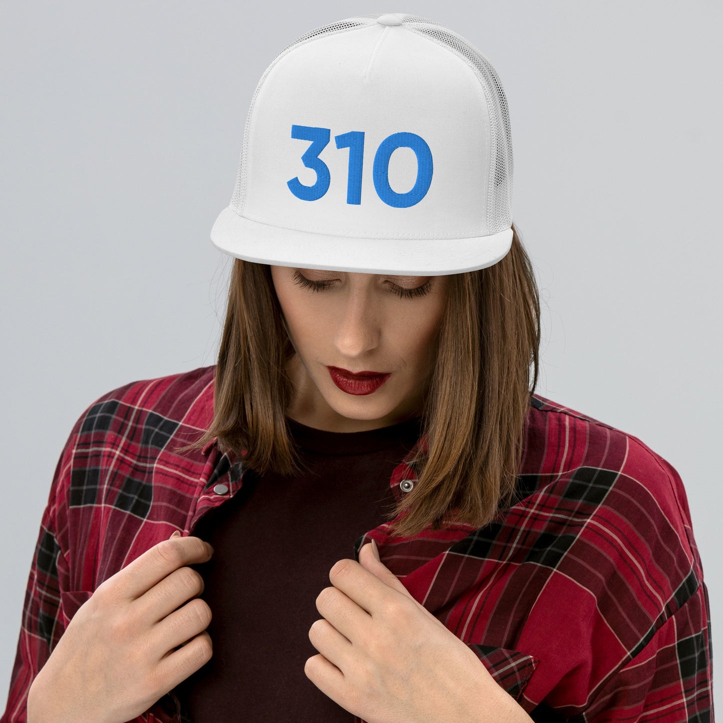 310 LA Blue Trucker Hat