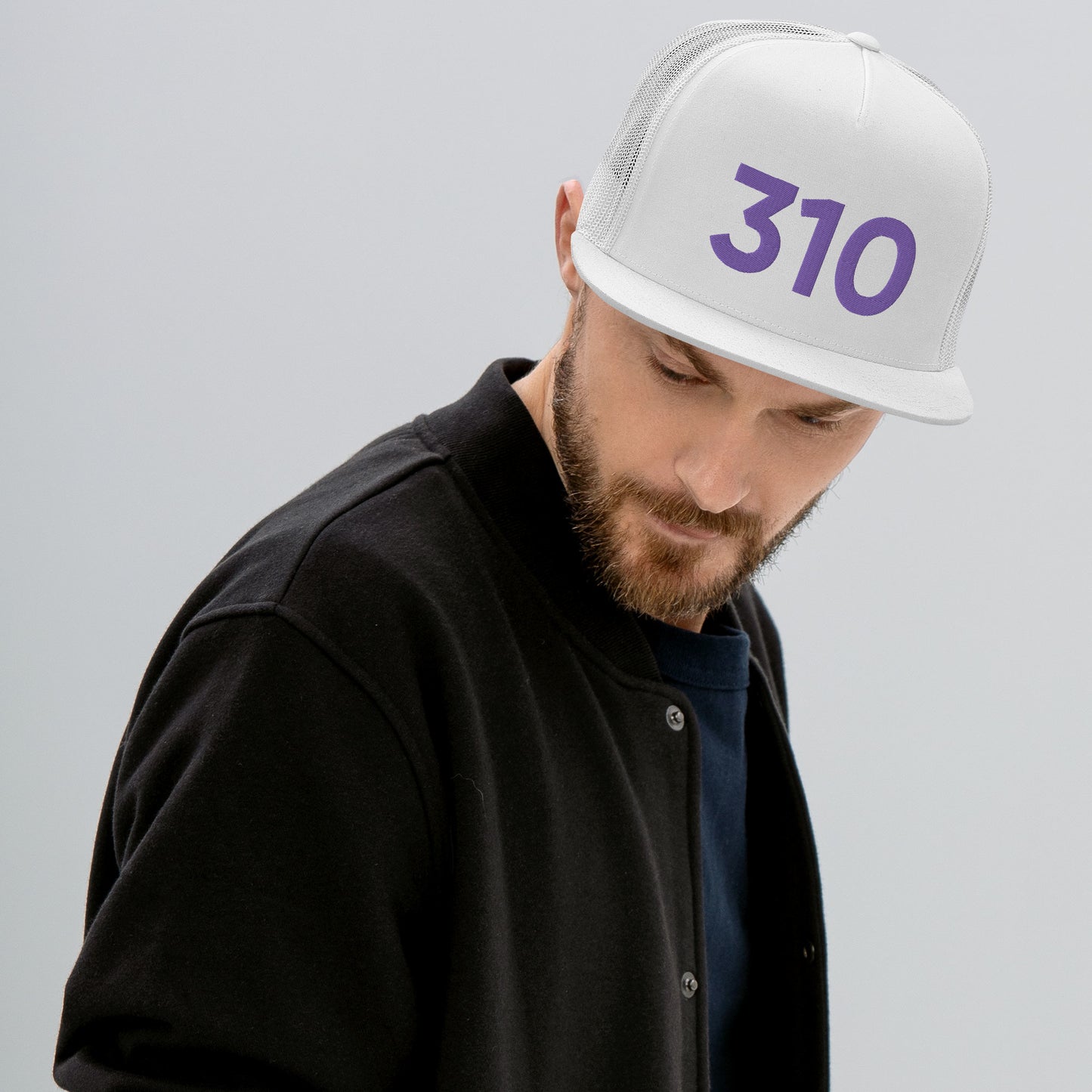310 LA Purple Trucker Hat