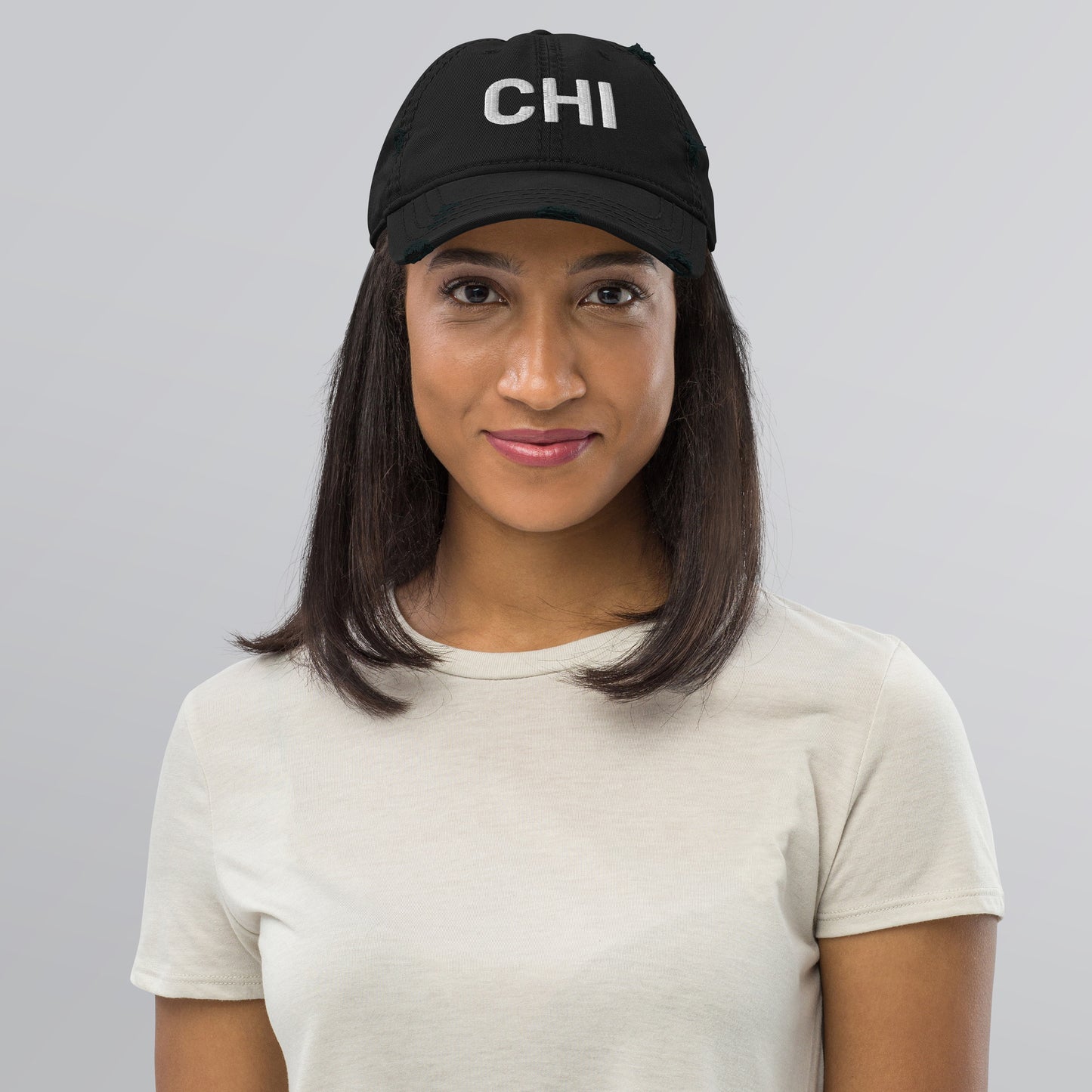 CHI-Town Distressed Dad Hat