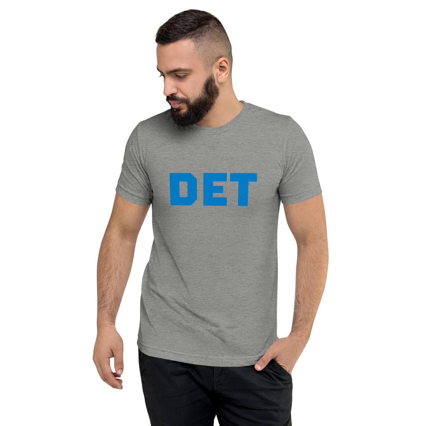DET Detroit Strong Short Sleeve Tri-Blend T-Shirt