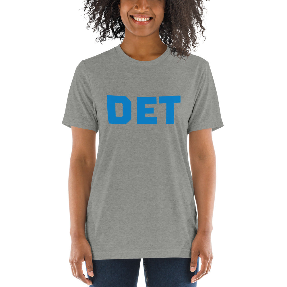 DET Detroit Strong Short Sleeve Tri-Blend T-Shirt