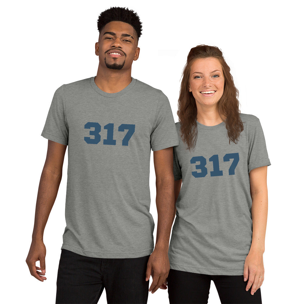 317 IND Nation Short Sleeve Tri-Blend T-Shirt