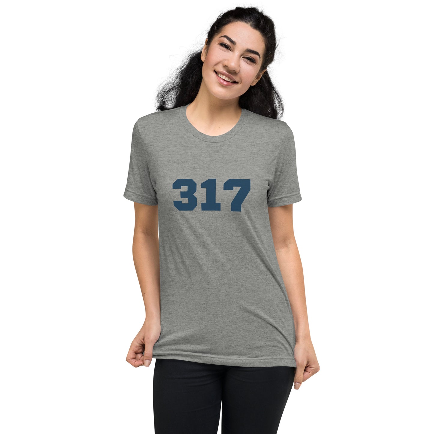 317 IND Nation Short Sleeve Tri-Blend T-Shirt