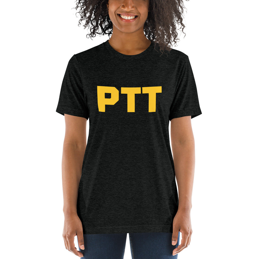 PTT Pittsburgh Strong Short Sleeve Tri-Blend T-Shirt