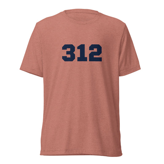 312 Chicago Short Sleeve Tri-blend T-Shirt