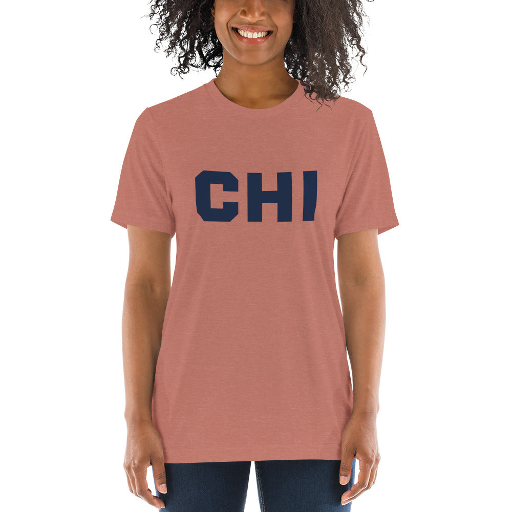 CHI Chicago Short Sleeve Tri-Blend T-Shirt