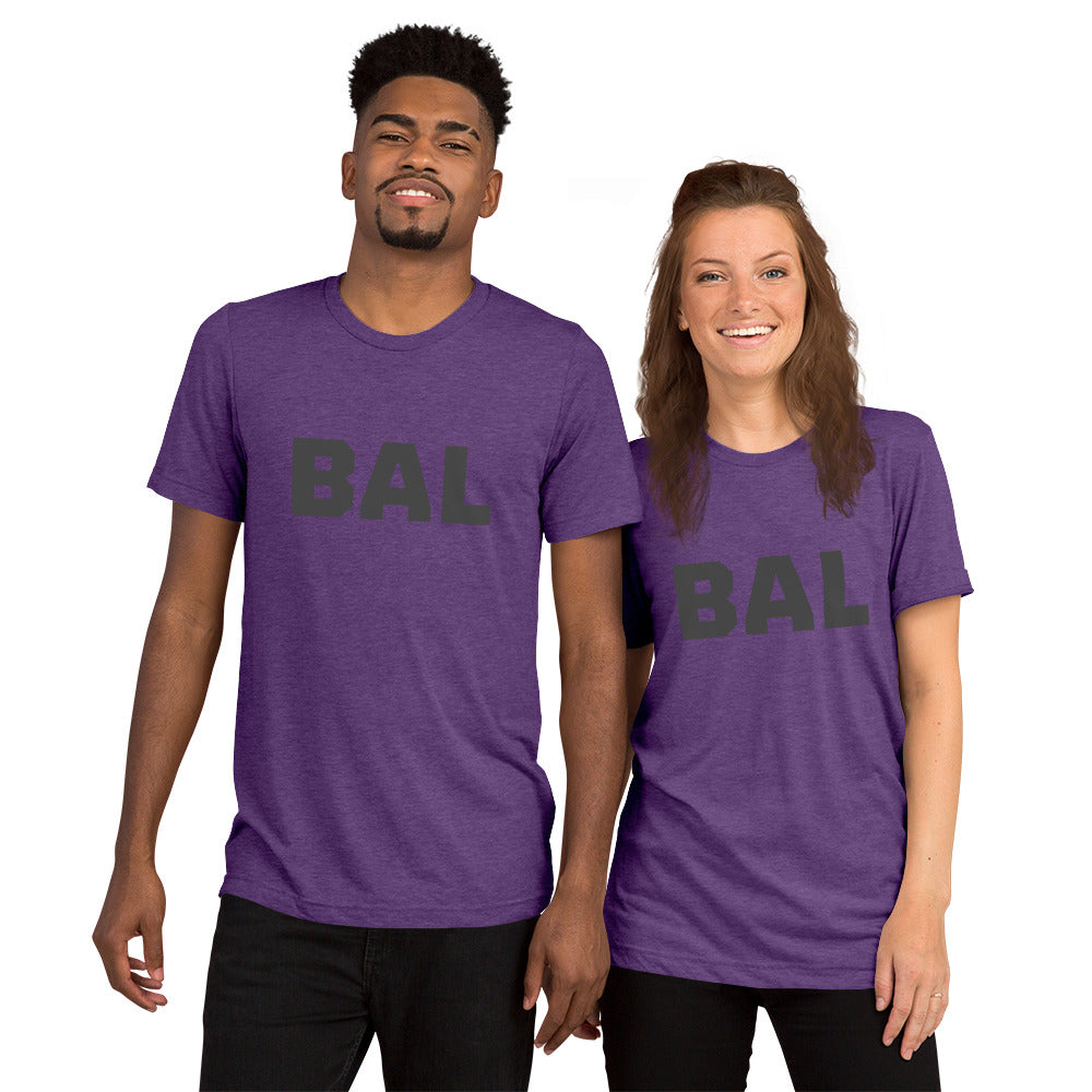 BAL Baltimore Short Sleeve Tri-Blend T-Shirt