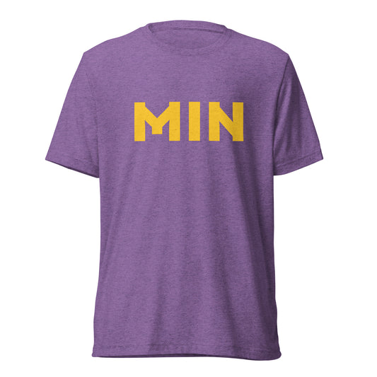 MIN Minneapolis Strong Short Sleeve Tri-Blend T-Shirt