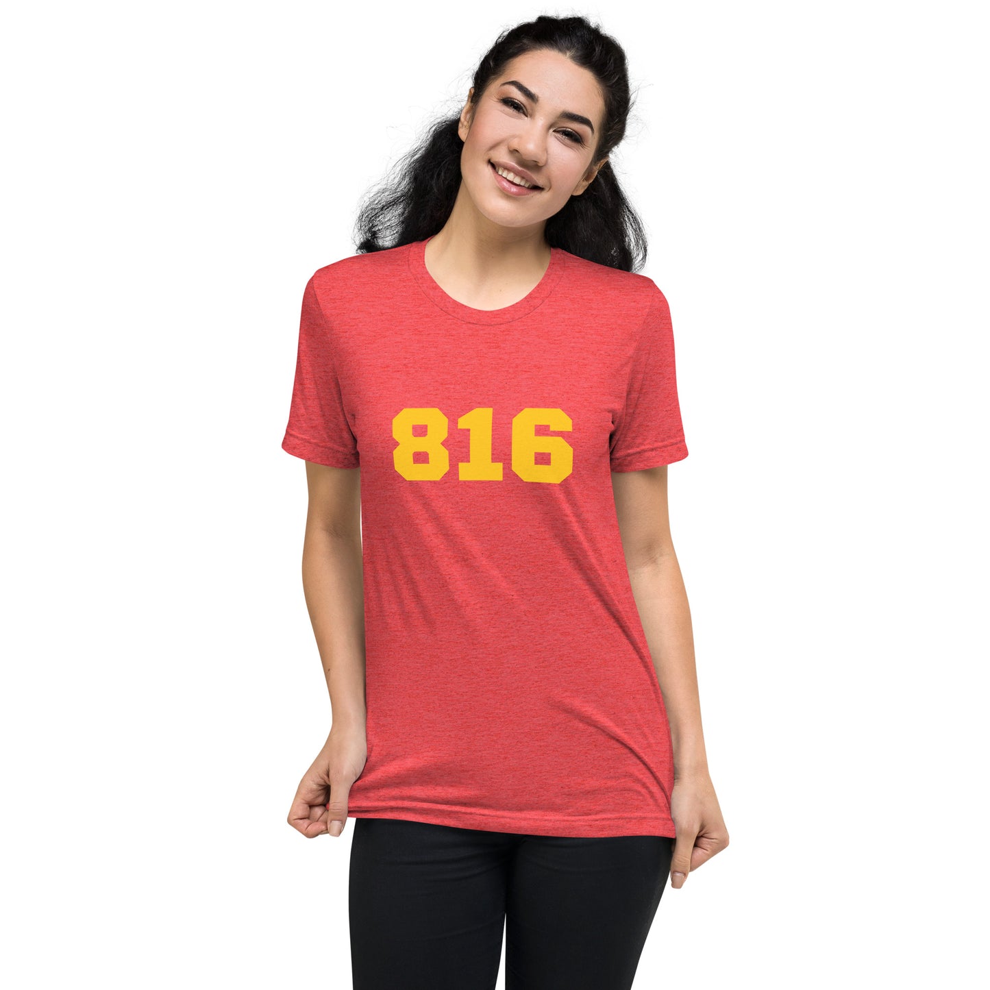 816 Kansas City Short Sleeve Tri-Blend T-Shirt
