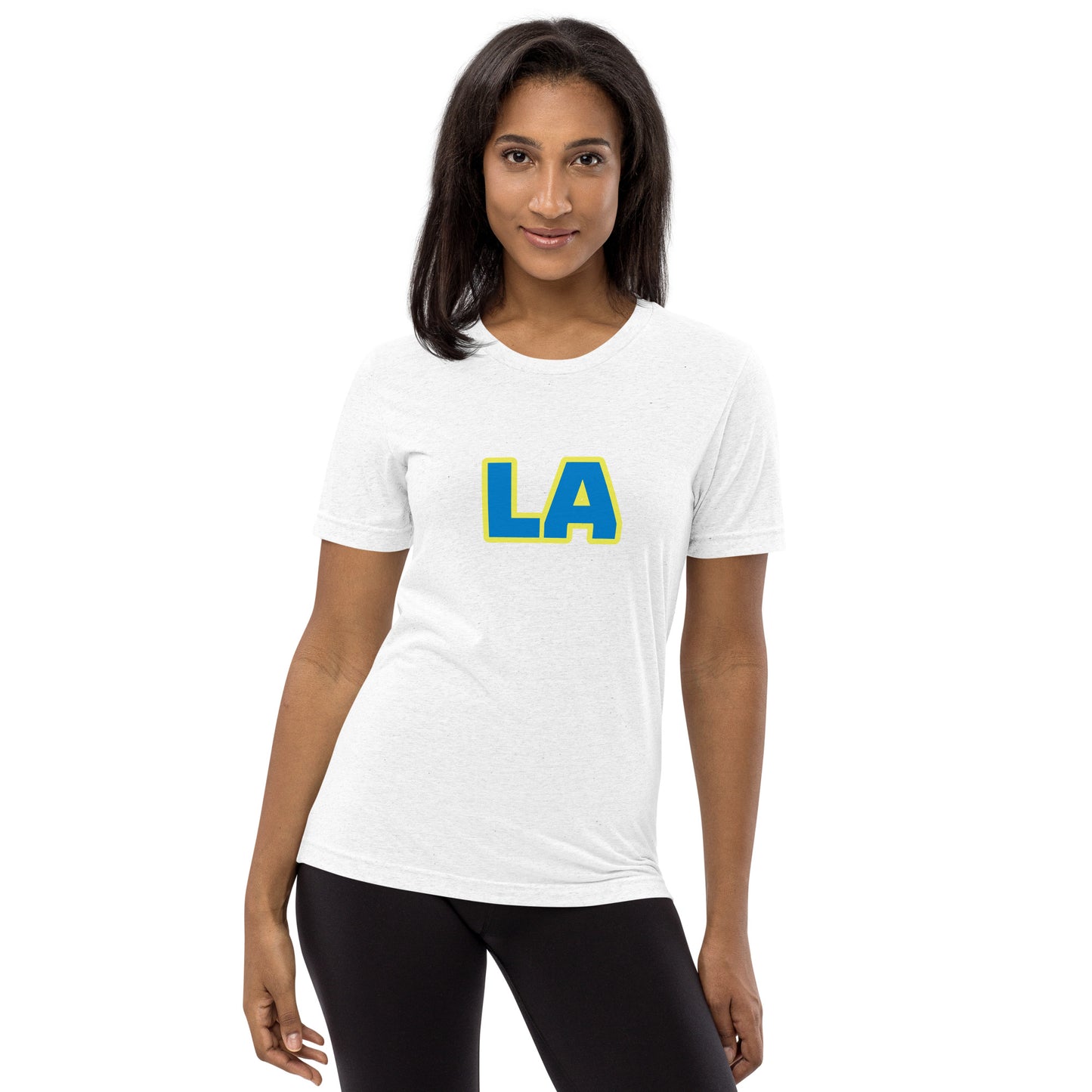 LA Los Angeles Charged Up Short Sleeve Tri-Blend T-Shirt