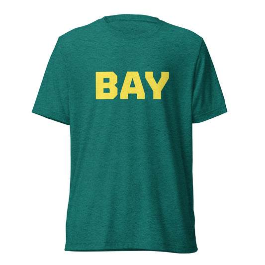 BAY Green Bay Faithful Short Sleeve Tri-Blend T-Shirt
