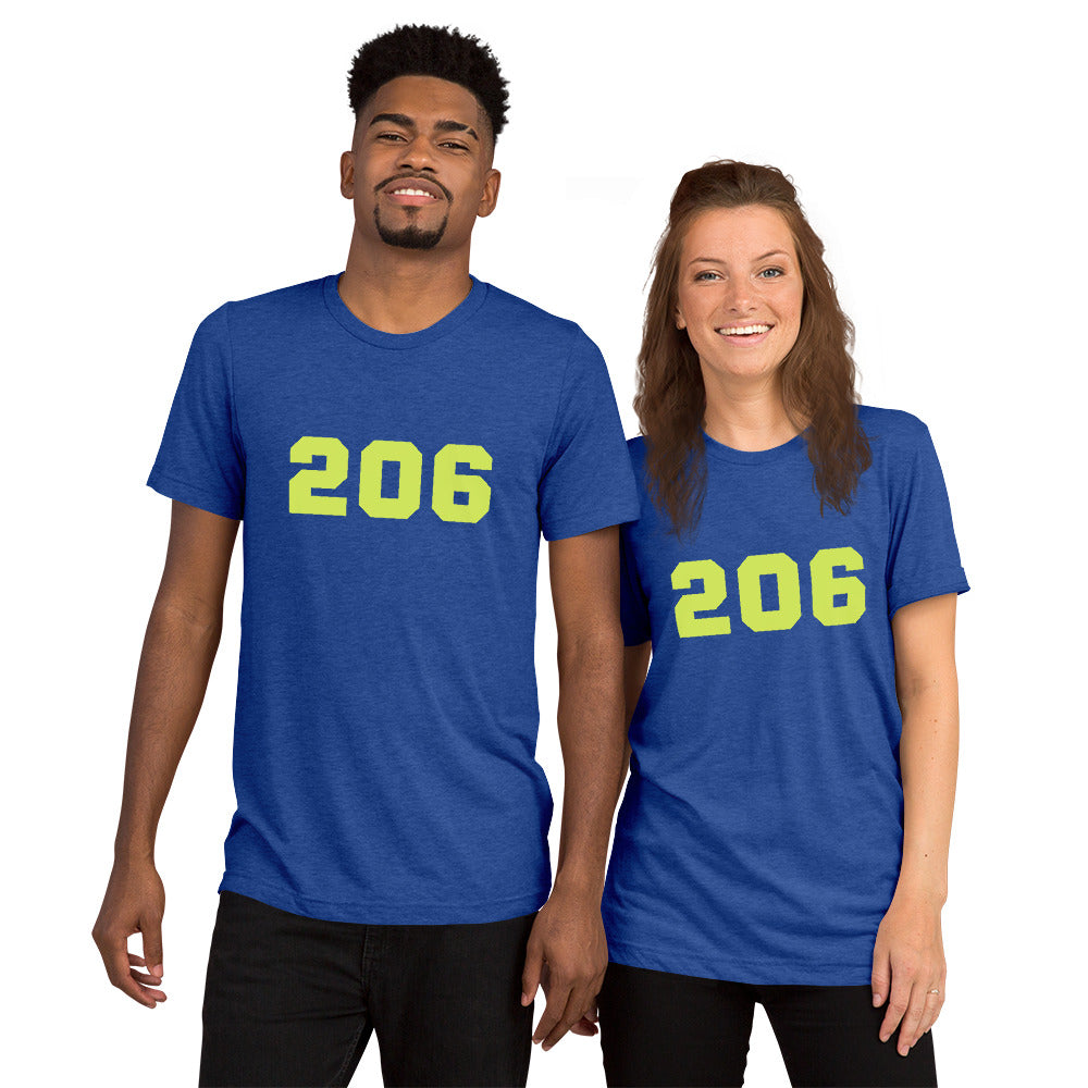206 Seattle Proud Tri-Blend T-Shirt
