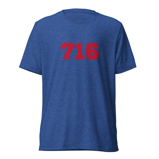 716 Buffalo Short Sleeve Tri-Blend T-Shirt