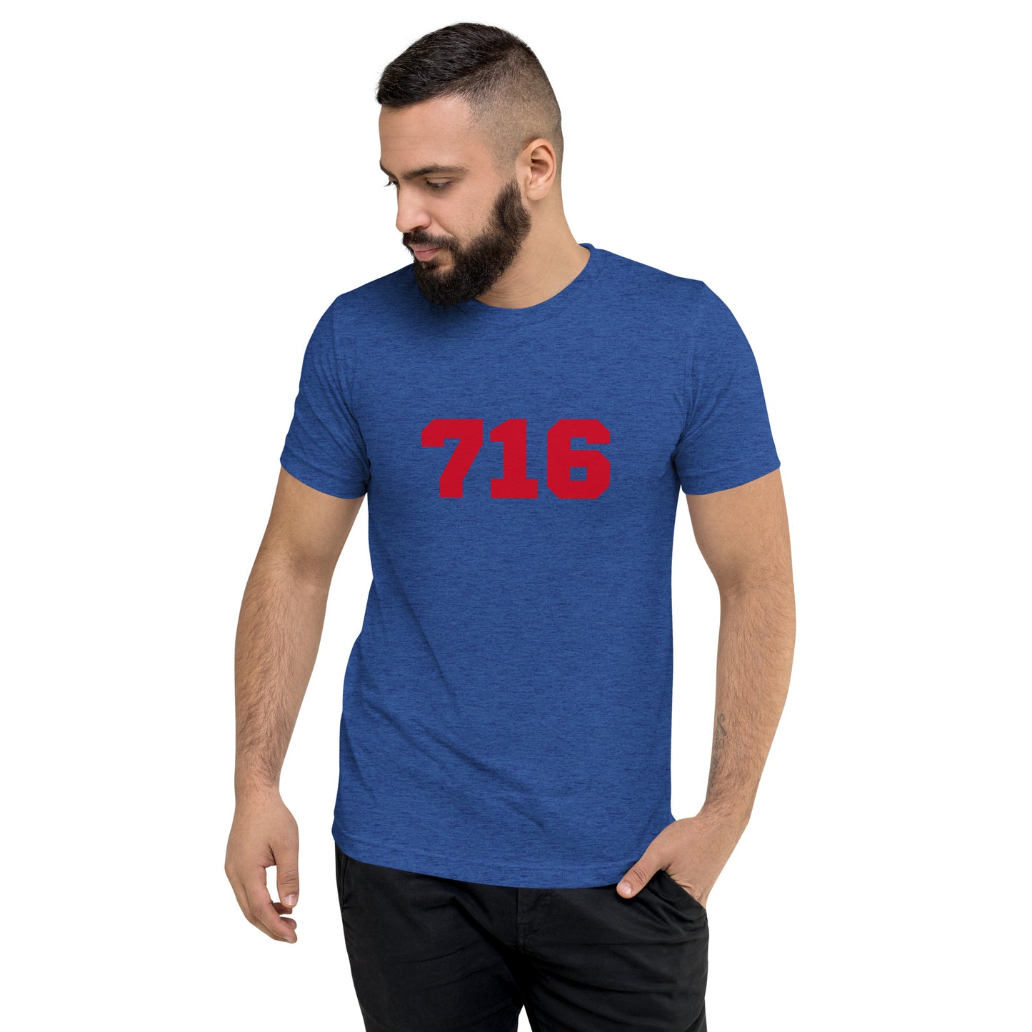 716 Buffalo Short Sleeve Tri-Blend T-Shirt