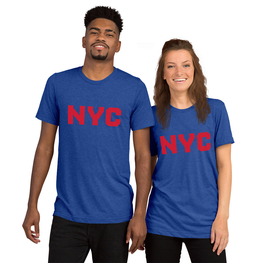 NYC New York City Short Sleeve Tri-Blend T-Shirt
