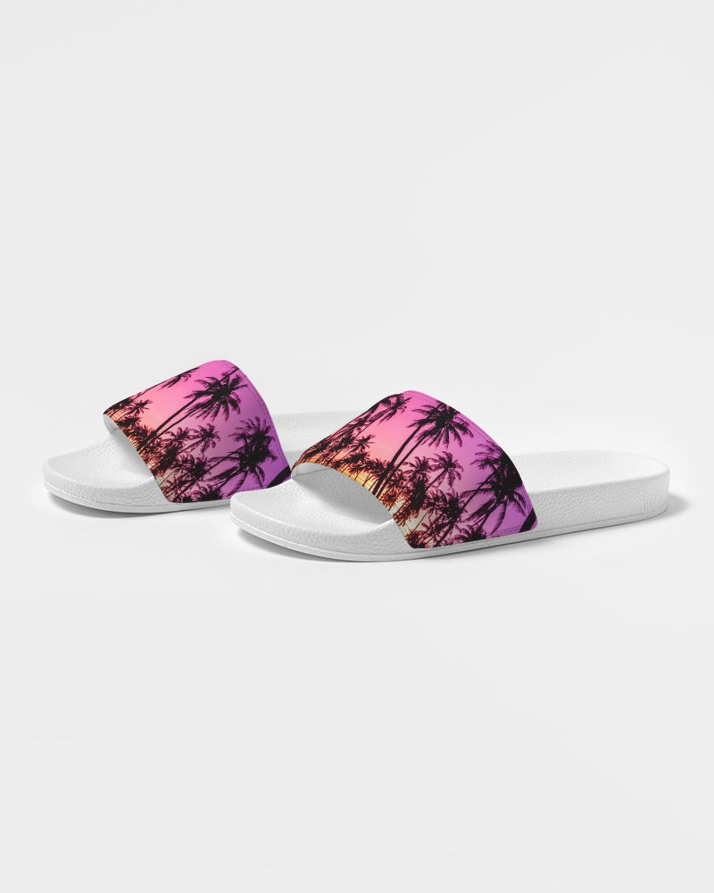 Neon Nights on Miami Beach Women's Slide Sandal