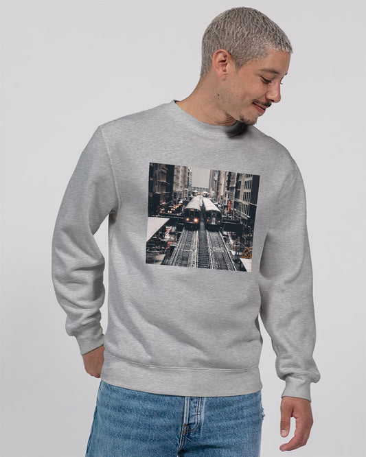 The Chicago L Men's Premium Crewneck Sweatshirt