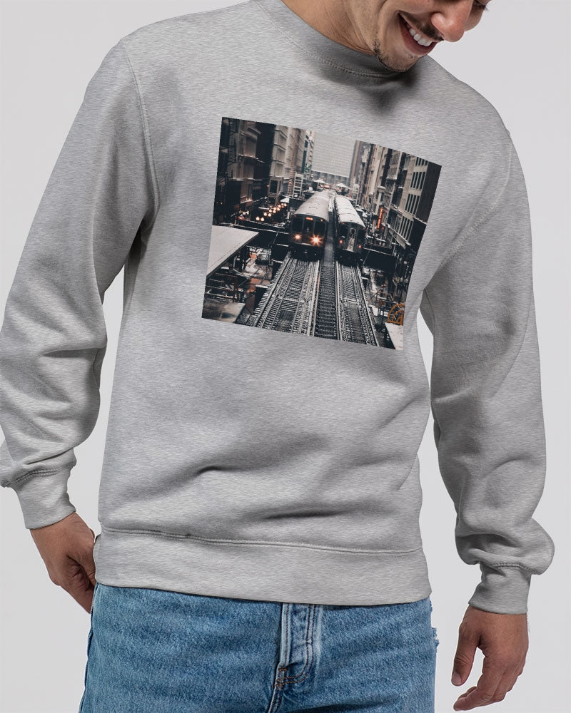 The Chicago L Men's Premium Crewneck Sweatshirt