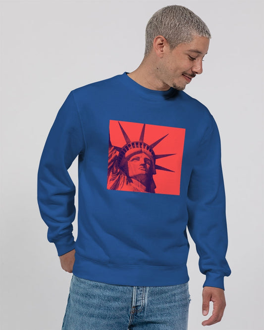 NYC Lady Liberty Men's Premium Crewneck Sweatshirt