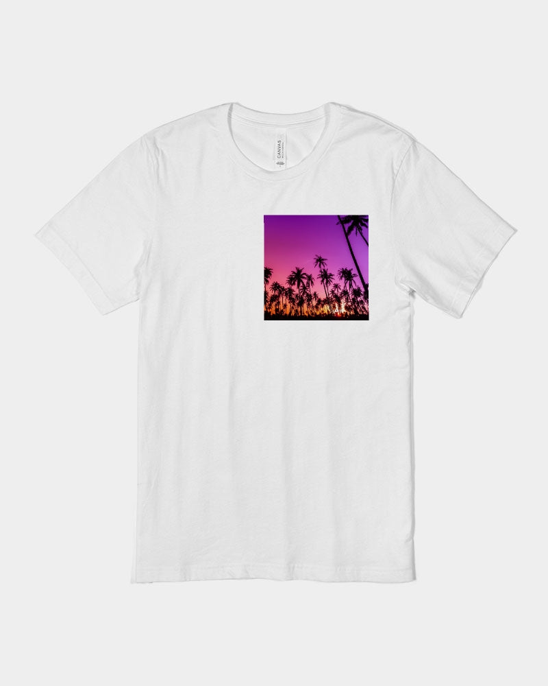 Neon Nights on Miami Beach Men's Jersey T-Shirt
