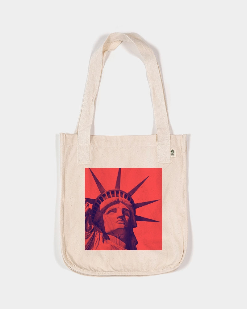 NYC Lady Liberty 100% Organic Cotton Canvas eTote